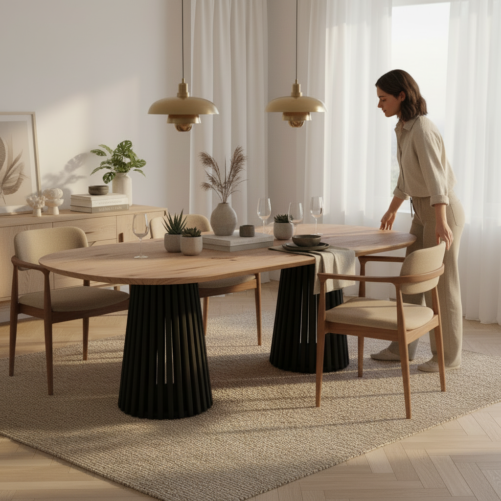 Mesa de comedor Palisade Lenga 6P