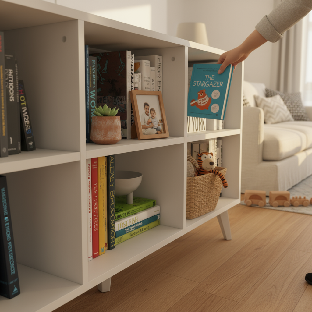 Momento íntimo - mano colocando libro