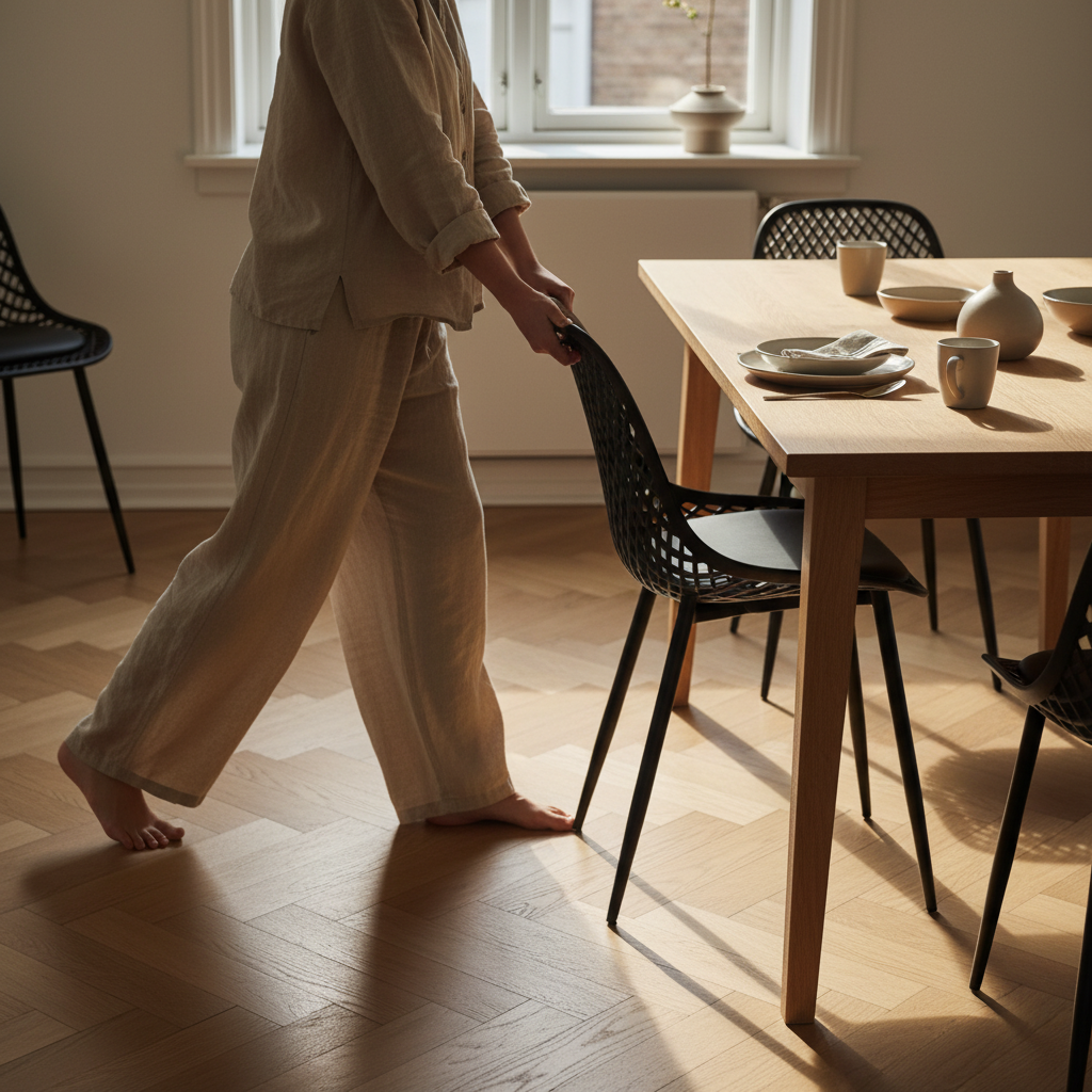 Silla Europa Negra Acolchada