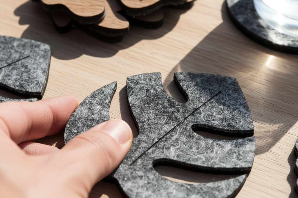 Posavasos Hojas del Mundo - Detalle