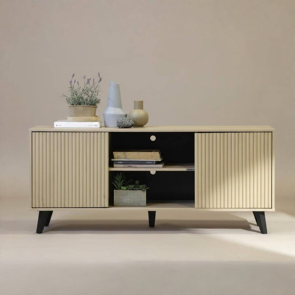 Rack Alto Atacama Line Roble - Rack TV Moderno | Medular Diseño