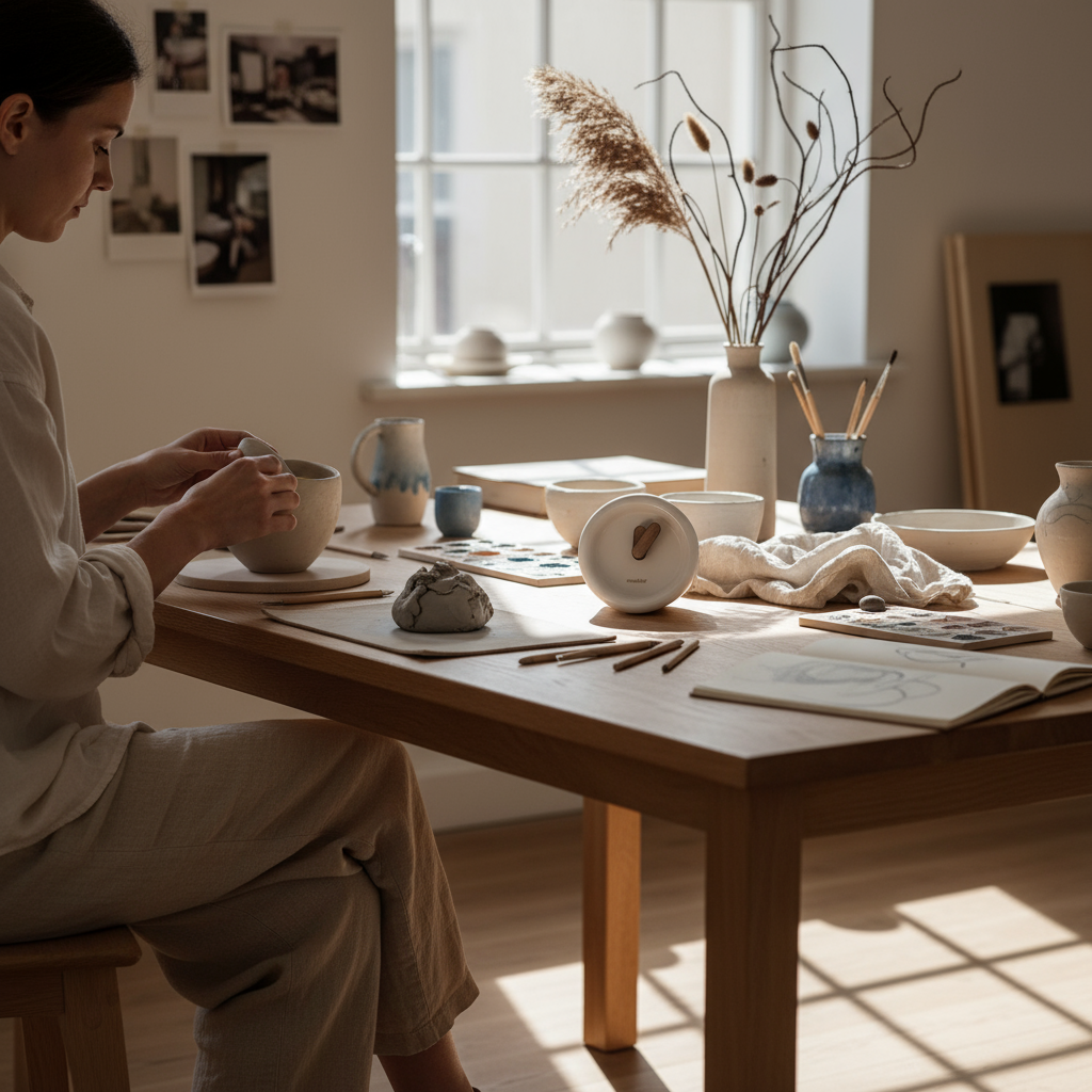 Reloj Gary blanco - Estudio creativo con tamaño real