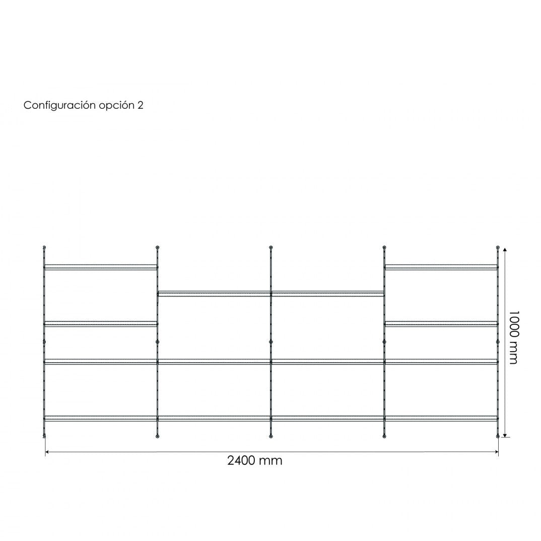 Kit Repisa Vintage Multi Blanco - Medular Diseño Repisa