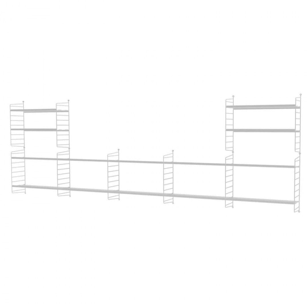 Kit Repisa Vintage Multi Blanco - Medular Diseño Repisa