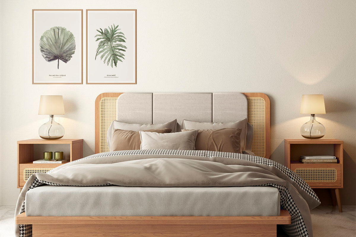 Juego Respaldo + 2 veladores Nature - Medular Diseño Juegos de Dormitorio