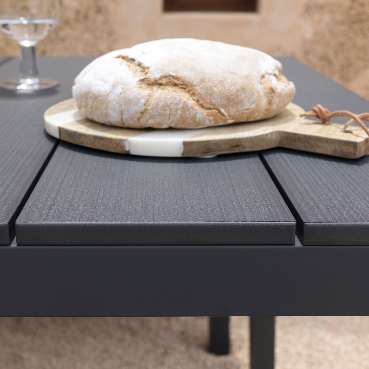 Mesa Rio 210 ALU Fija Grafito