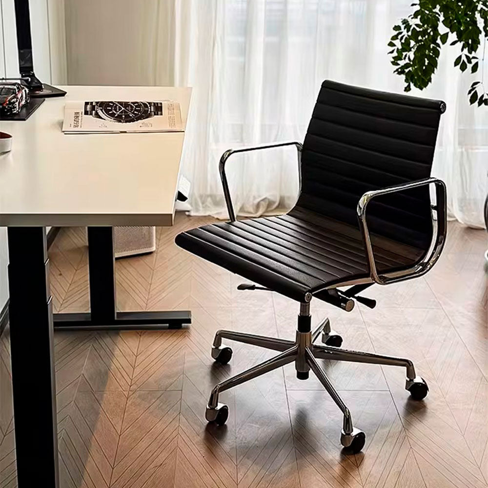 Silla oficina Bishop Baja Negra - Medular Diseño Sillas de Escritorio