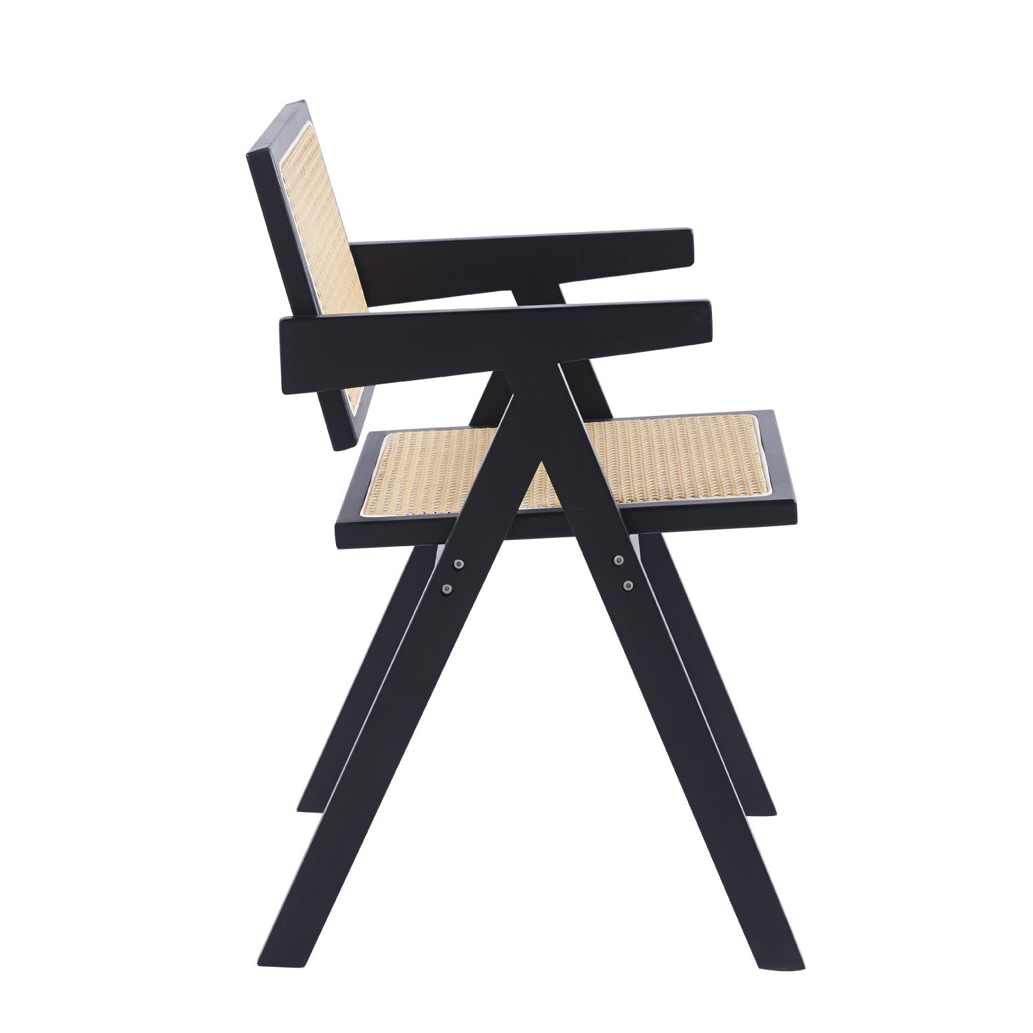 Silla Serene Rattan Negra