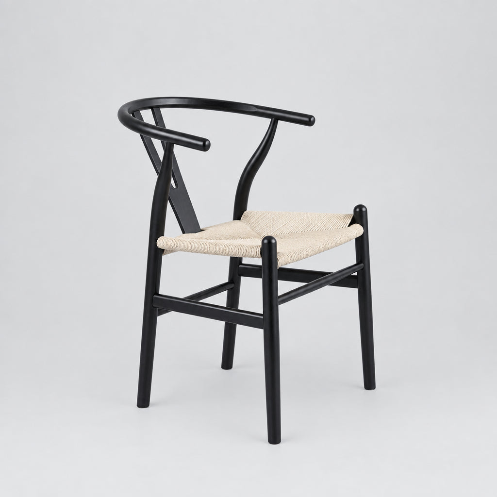 Silla Wishbone Negro - Medular Diseño Sillas de interior
