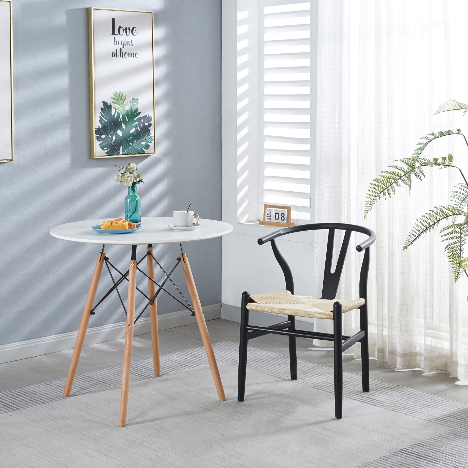 Silla Wishbone Negro - Medular Diseño Sillas de interior