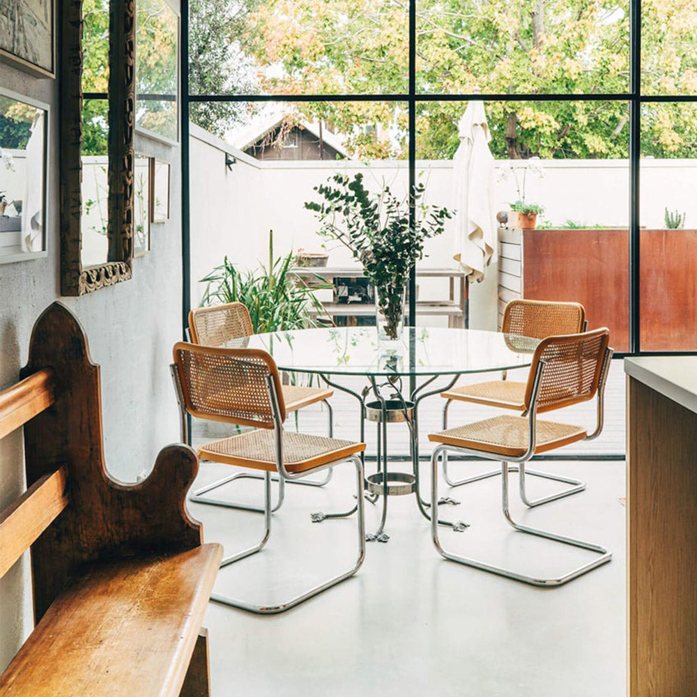 Silla Breuer Madera y Rattan Madera