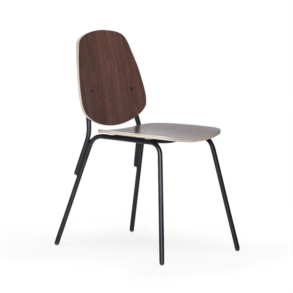 Silla Aula Nogal