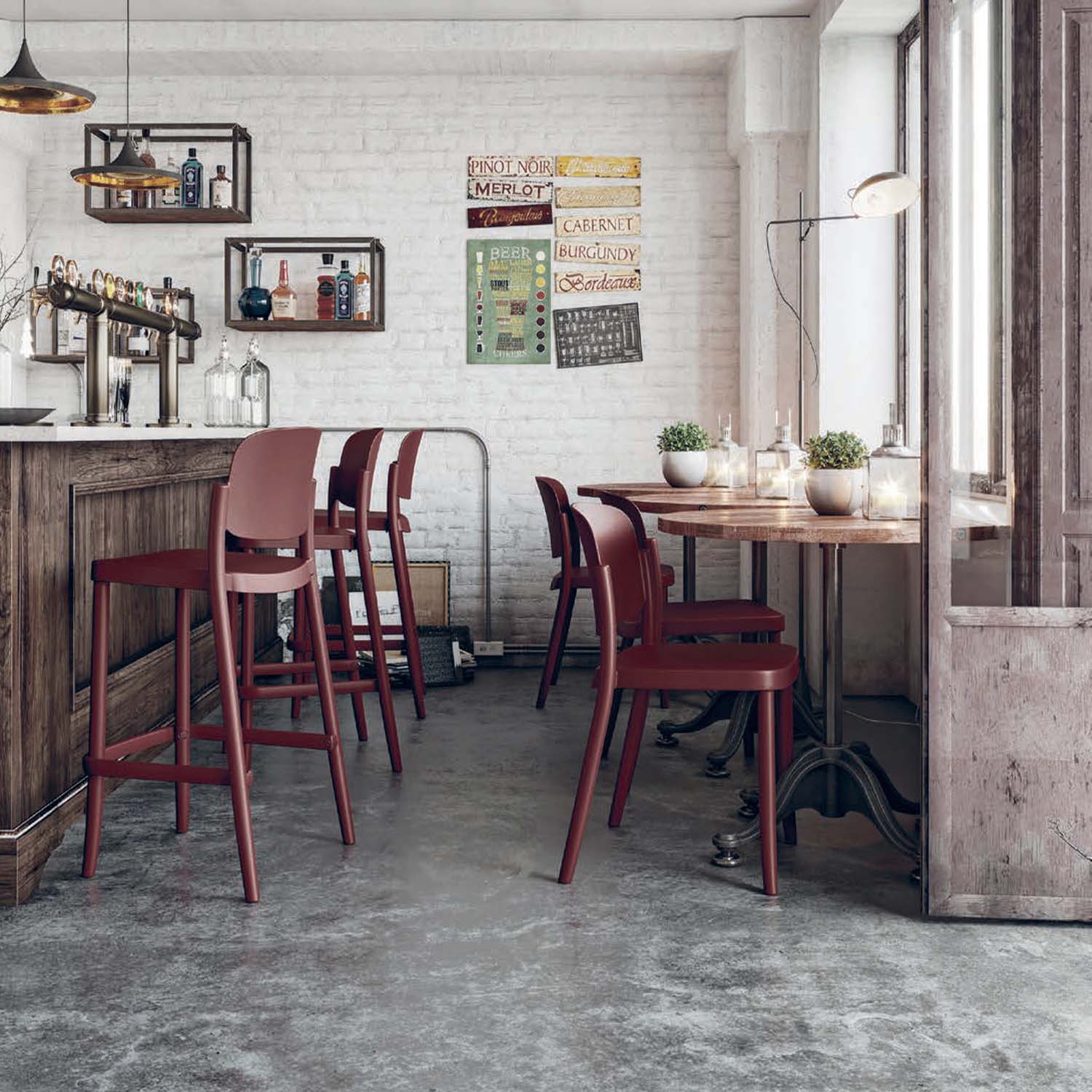 Silla Piazza Burdeo - Medular Diseño Sillas de Terraza