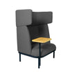 Sofá Soft Seating Alto Madrid Gris Oscuro + Mesa - Medular Diseño Sofás