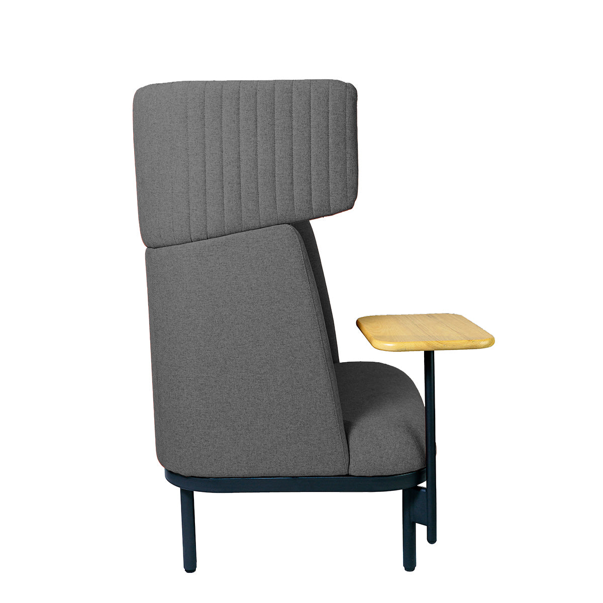 Sofá Soft Seating Alto Madrid Gris Oscuro + Mesa - Medular Diseño Sofás