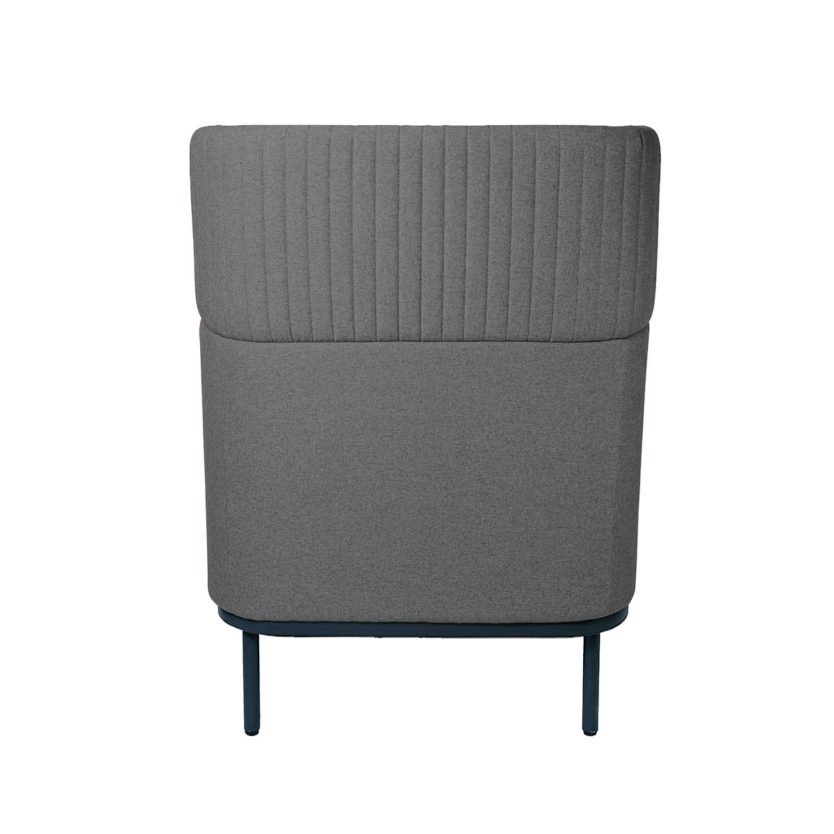 Sofá Soft Seating Alto Madrid Gris Oscuro + Mesa - Medular Diseño Sofás