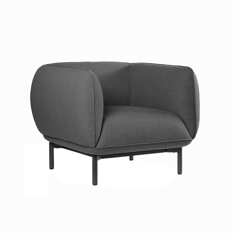 Sofá Soft Seating Sevilla 1C Gris Oscuro - Medular Diseño Sofás