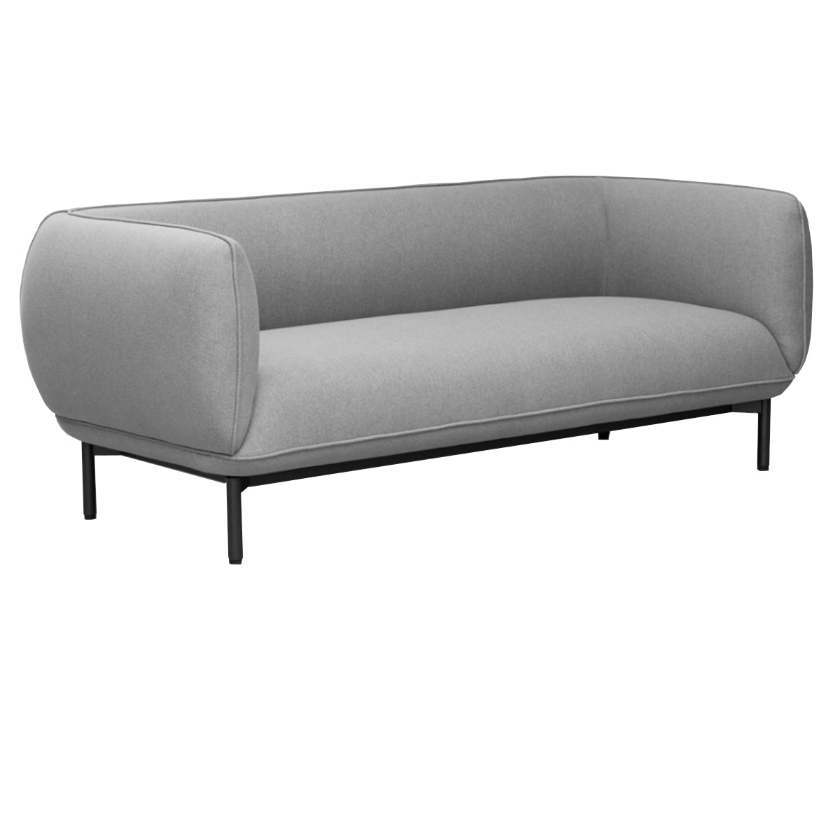 Sofá Soft Seating Sevilla 3C Gris - Medular Diseño Sofás