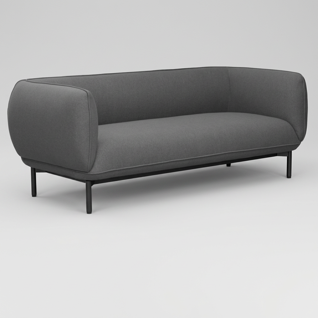 Sofá Soft Seating Sevilla 3C Gris Oscuro