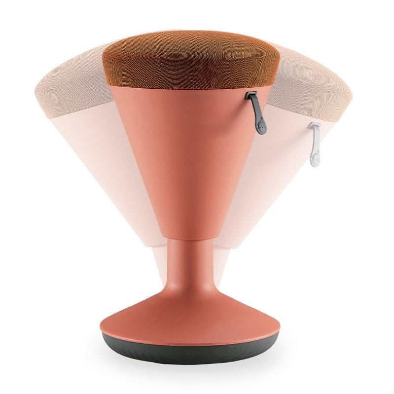 Taburete oficina Chessy Coral - Medular Diseño Sillas de Escritorio