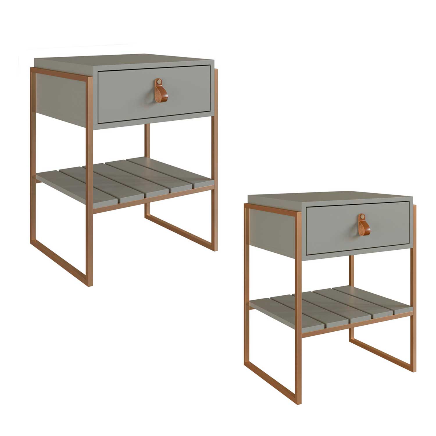 2 Veladores Hampton - Medular Diseño Veladores