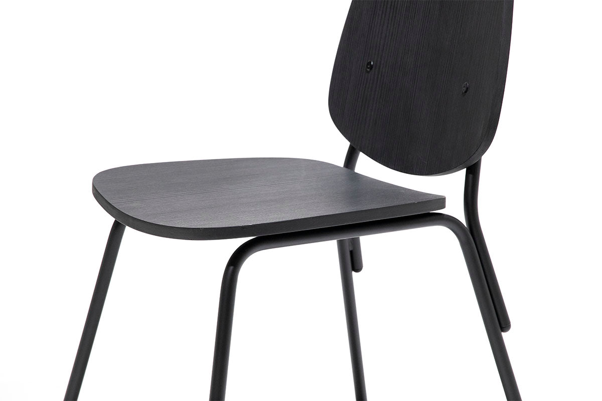 Set 2 Sillas Aula Black - Medular Diseño Sillas de interior