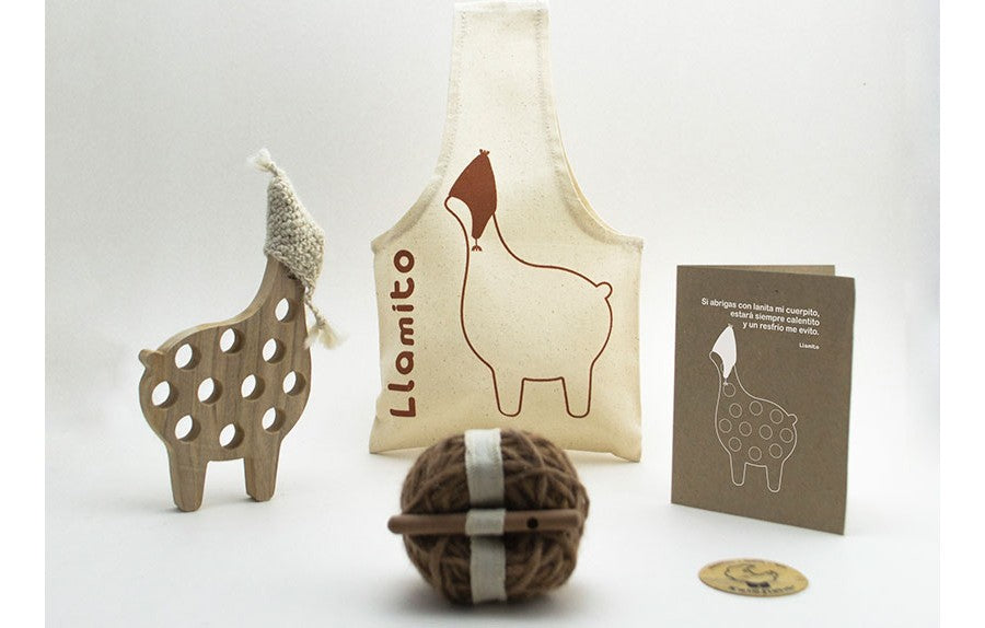 Juguete Llamito Negro - Medular Diseño Infantil