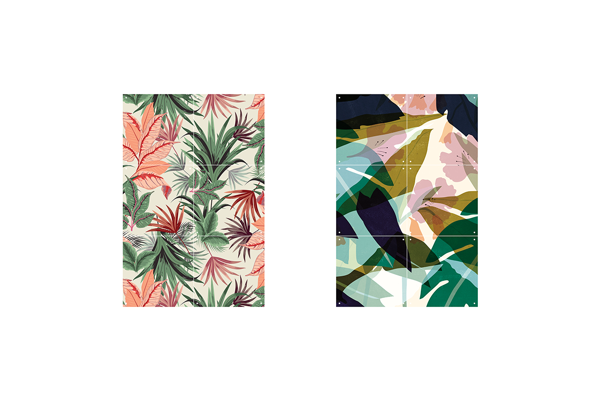 Mural IXXI Jungle Style doble cara - Medular Diseño IXXI Design