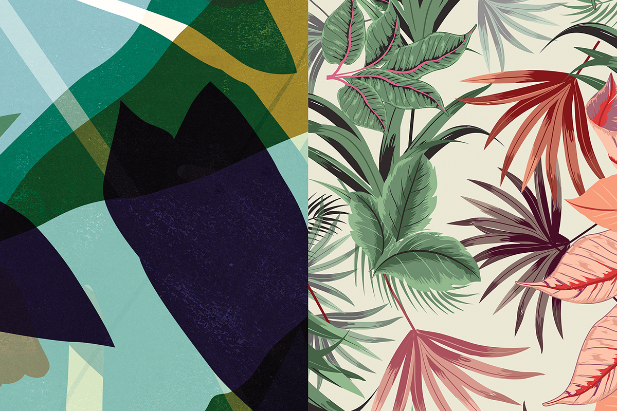 Mural IXXI Jungle Style doble cara - Medular Diseño IXXI Design