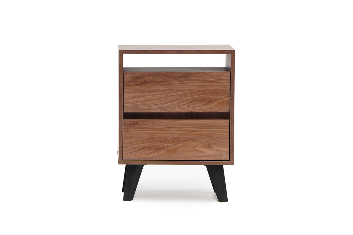 Respaldo Rapel Gris + 2 veladores Atacama Cocoa - Medular Diseño Juegos de Dormitorio