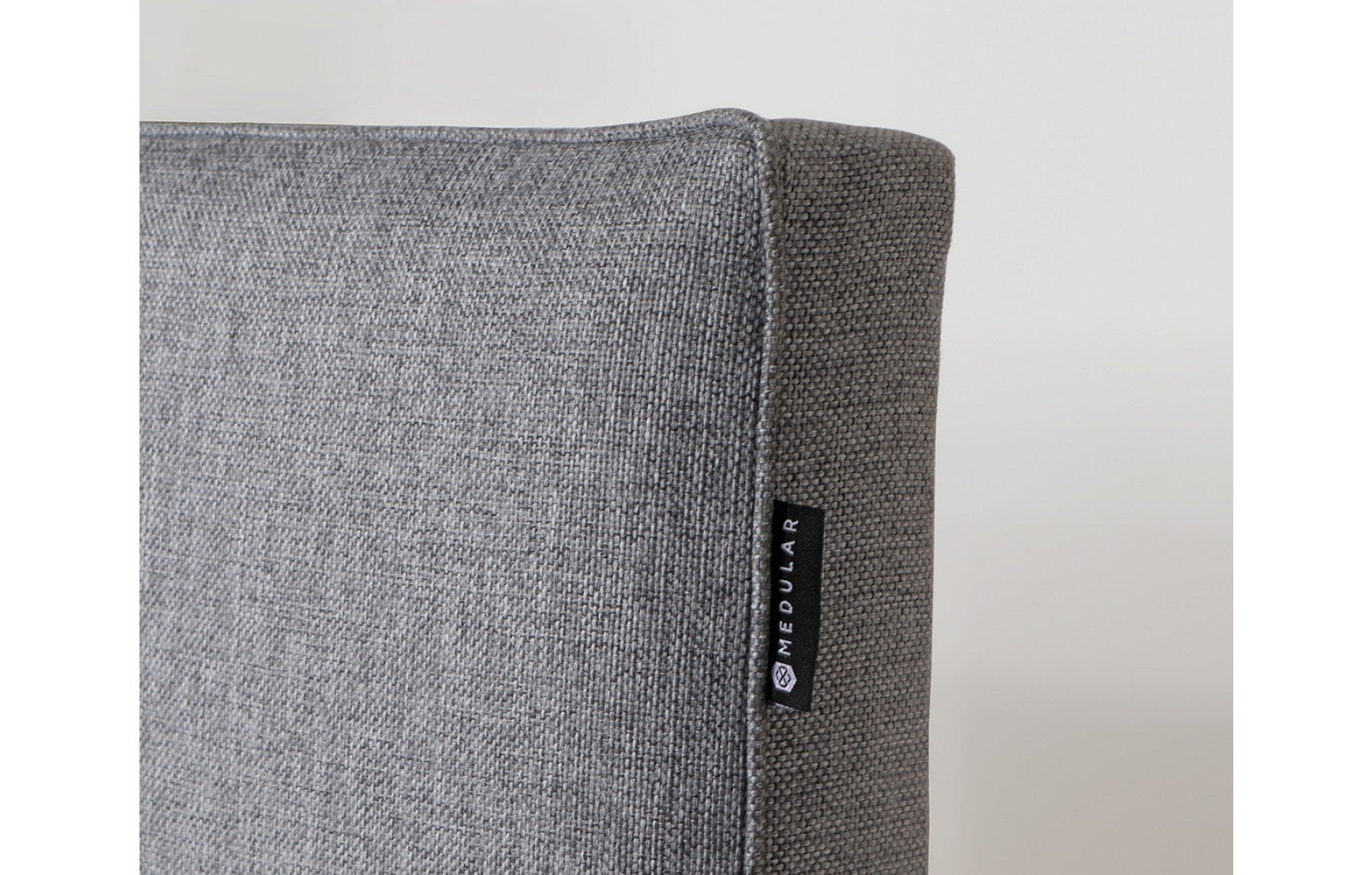 Respaldo Rapel Gris + 2 veladores Atacama Cocoa - Medular Diseño Juegos de Dormitorio