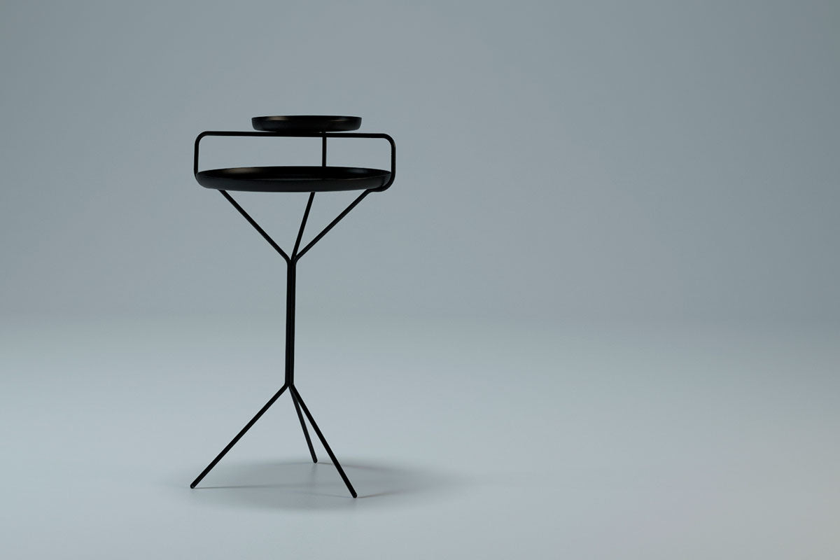 Mesa lateral Forja Negra - Medular Diseño Mesa lateral