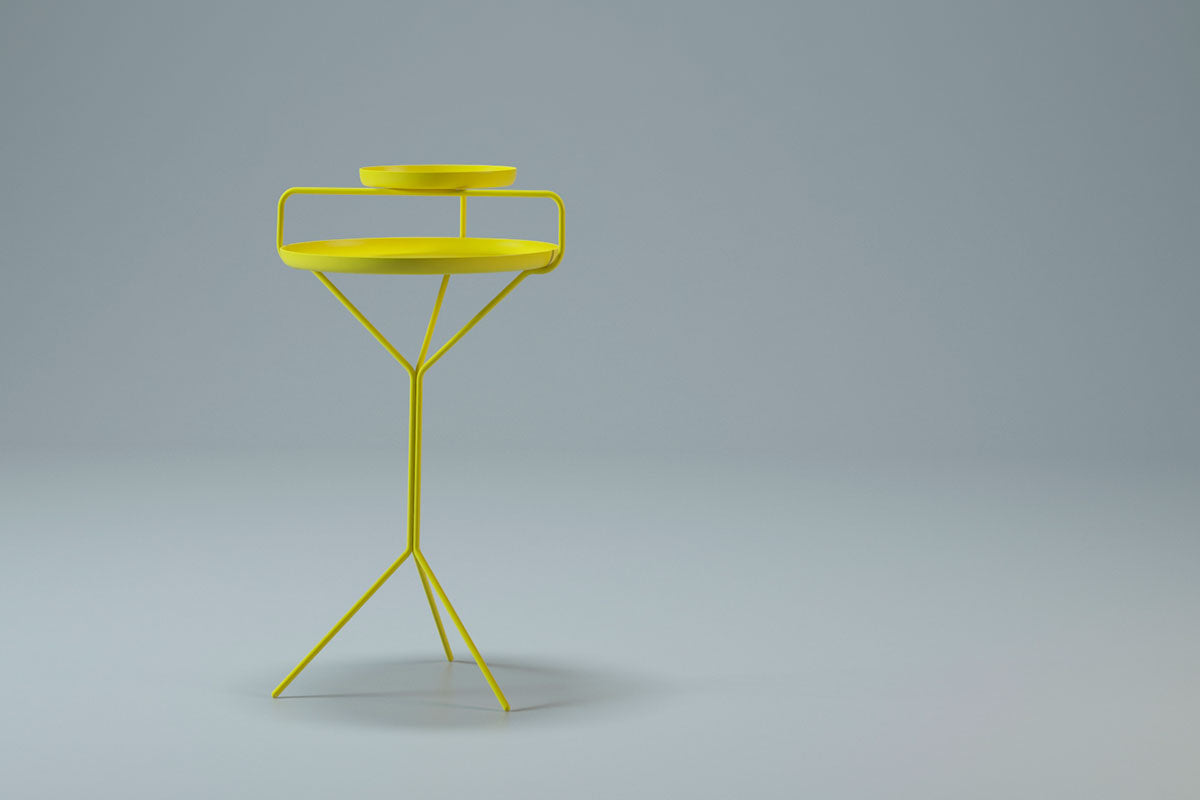 Mesa lateral Forja Amarilla