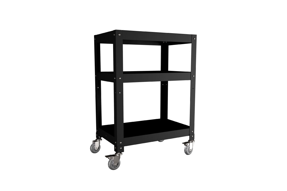 Carro Organizador Willow Negro - Medular Diseño Complementos de Mesa
