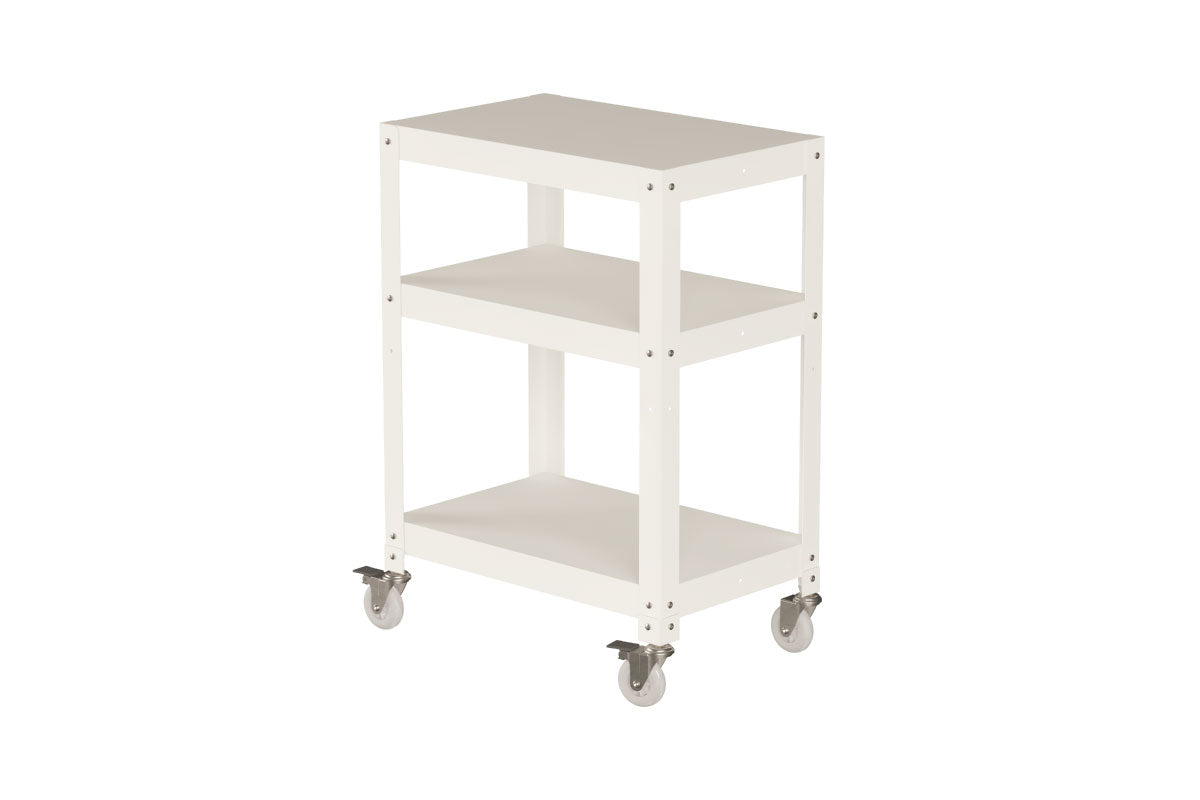 Carro Organizador Willow Blanco - Medular Diseño Complementos de Mesa