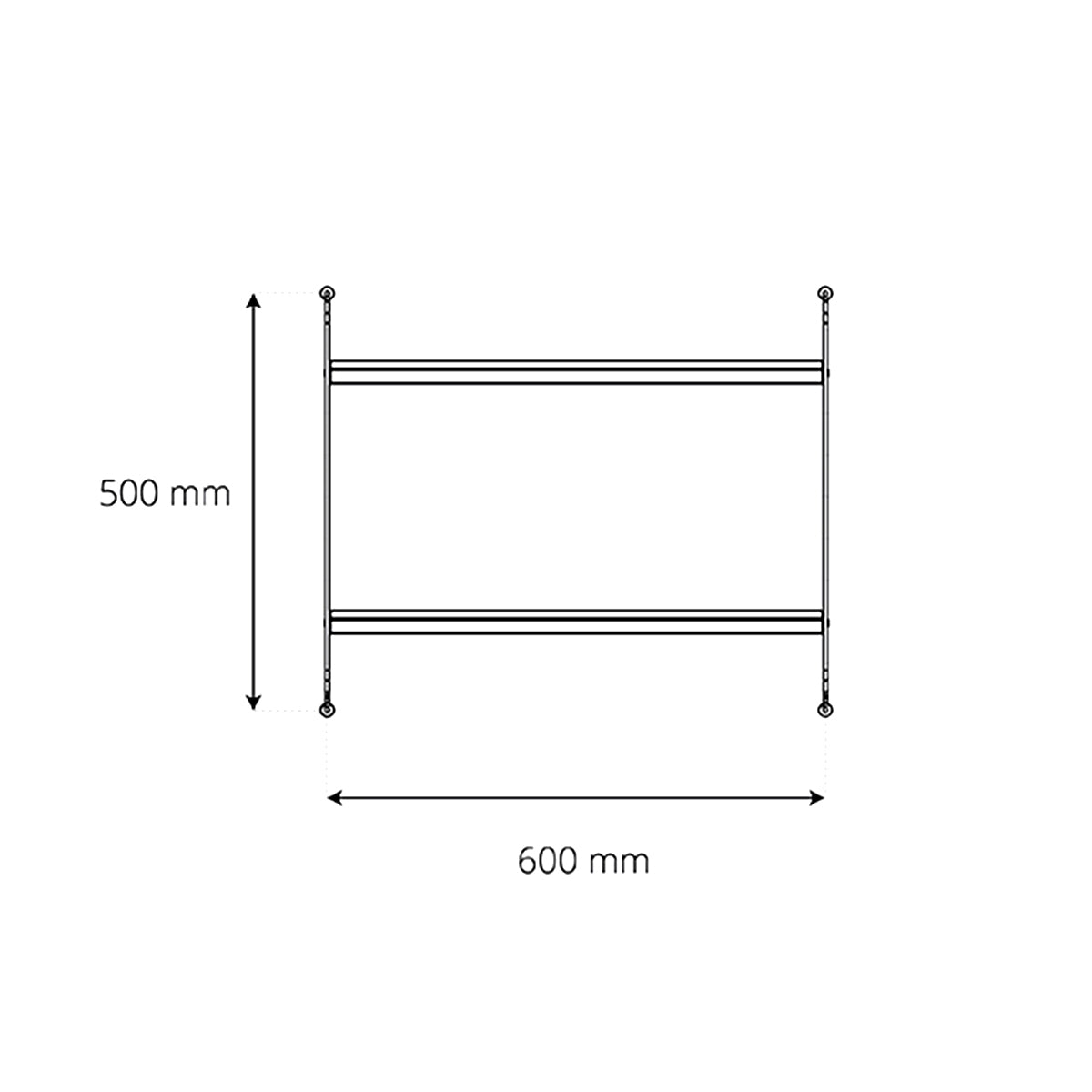 Kit Repisa Vintage Blanca - Medular Diseño Repisa