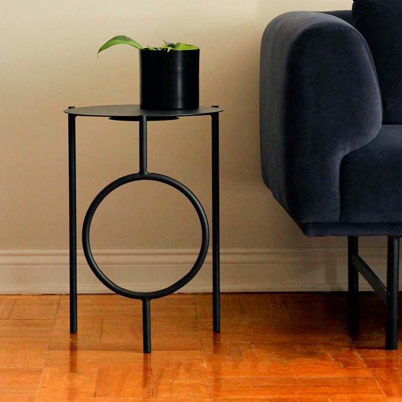 Mesa Auxiliar Nina Negra - Medular Diseño Mesas de Centro