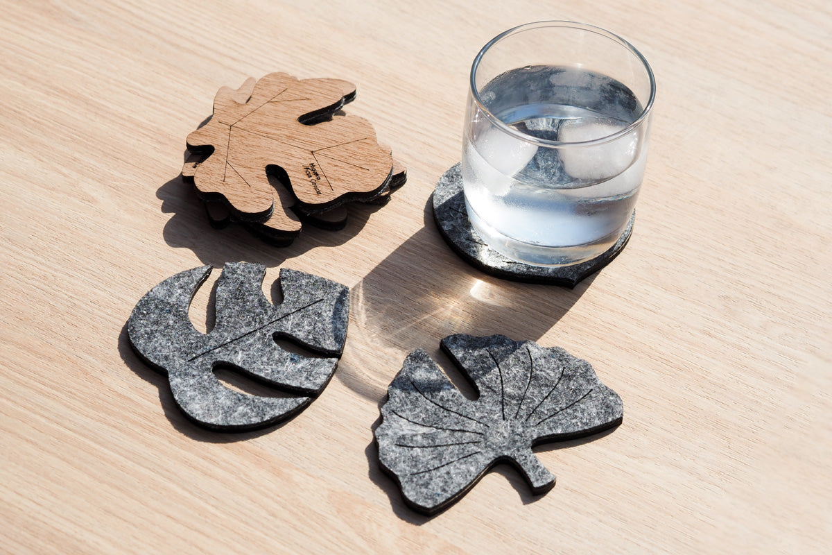 Posavasos Hojas del Mundo - Medular Diseño Accesorios