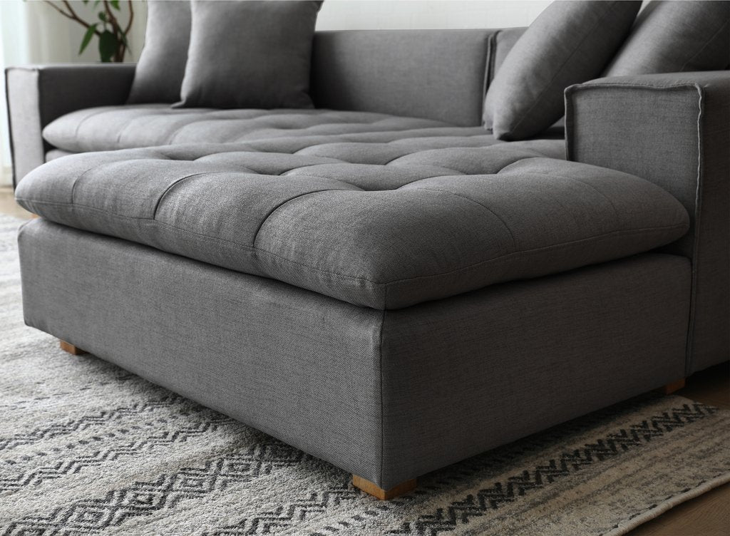 Sofá Forma Seccional Derecho Grafito - Medular Diseño Sofás