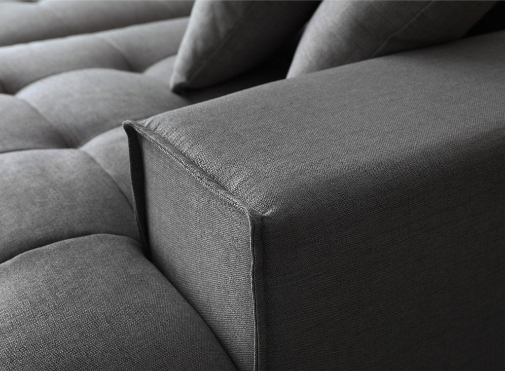 Sofá Forma Seccional Derecho Grafito - Medular Diseño Sofás