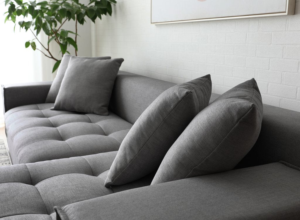 Sofá Forma Seccional Derecho Grafito - Medular Diseño Sofás