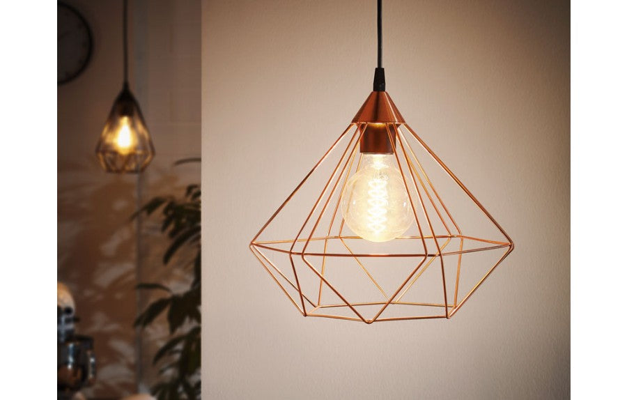 Lámpara Colgante Tarbes 2 Cobre - Medular Diseño Lamparas