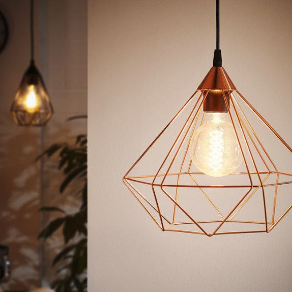 Lámpara Colgante Tarbes 2 Cobre - Medular Diseño Lamparas