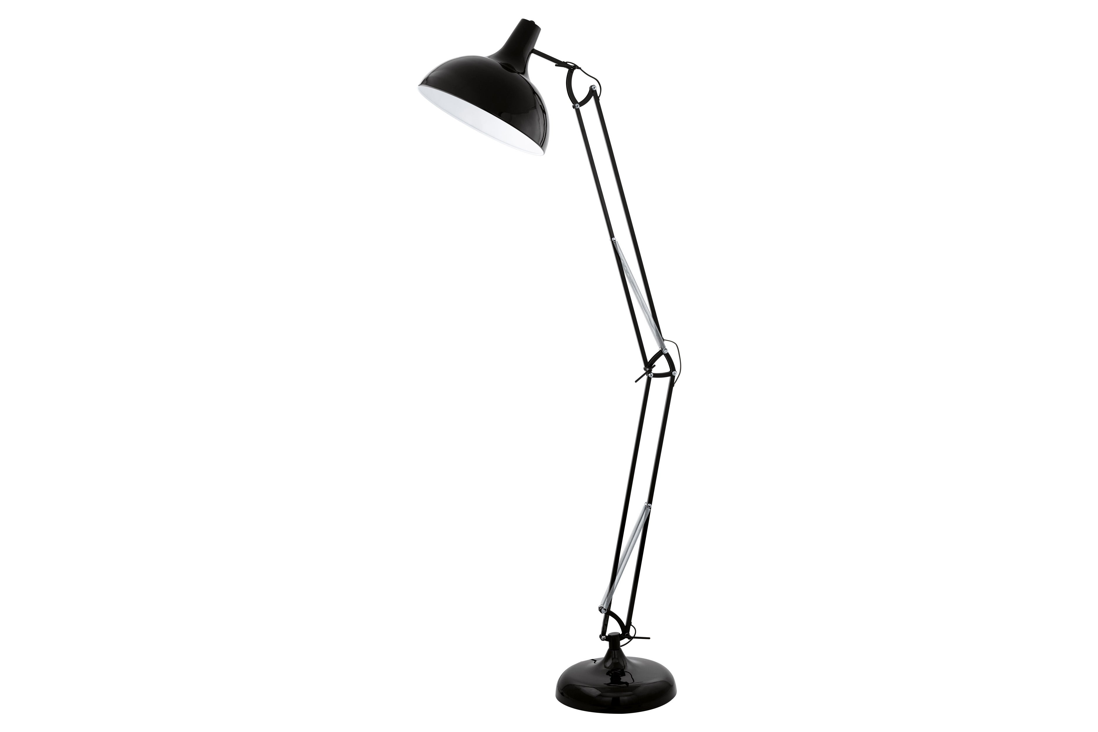Lámpara Pie Borgillio Negro - Medular Diseño Lamparas