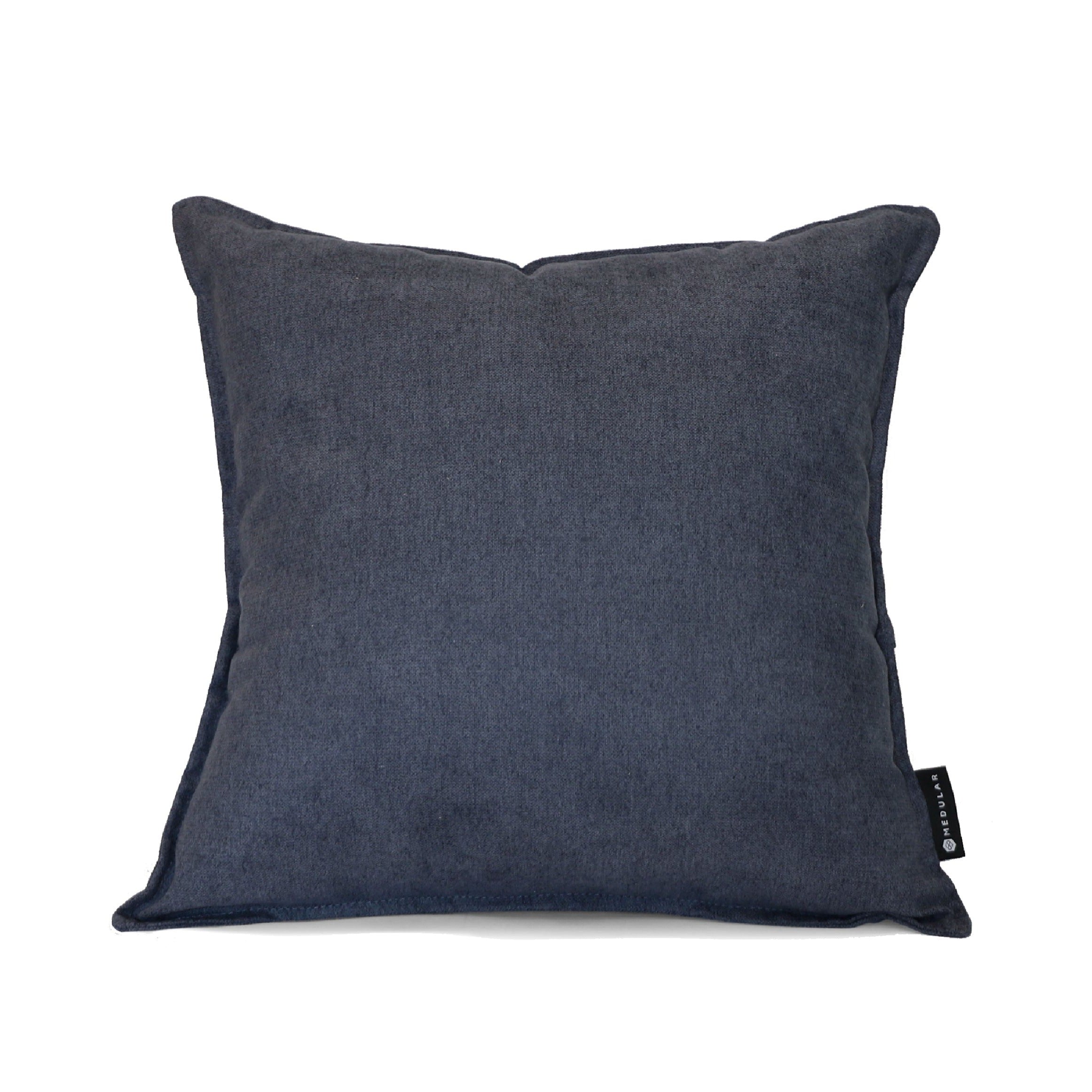 Cojín Top Color Velvet Azul - Medular Diseño Cojines EE