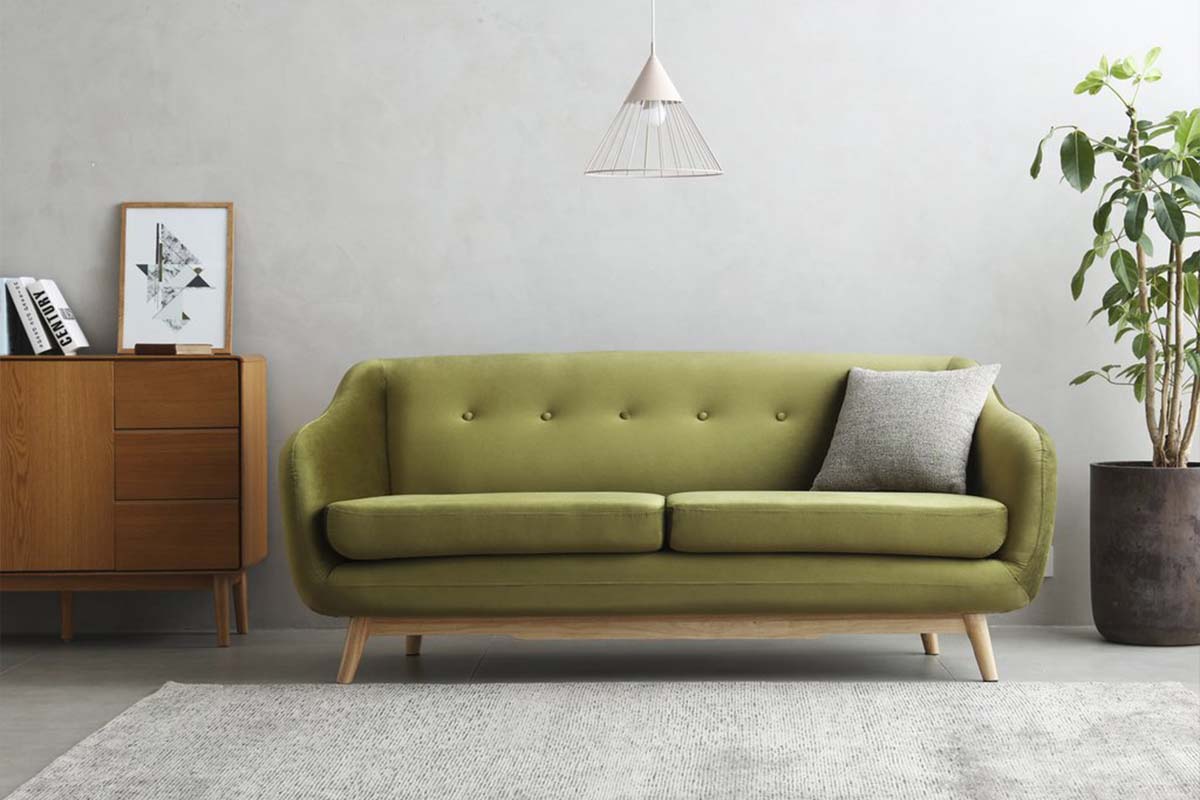 Sofá Corso Velvet Curry - Medular Diseño Sofás