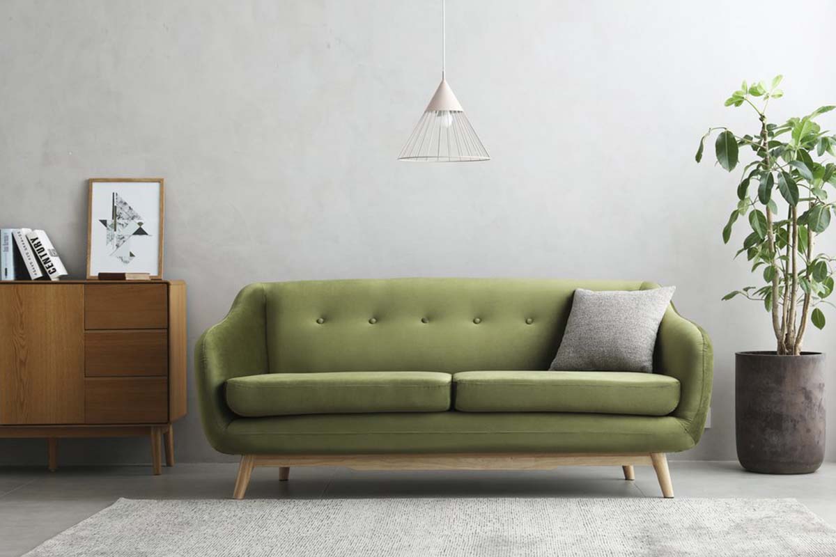 Sofá Corso Velvet Verde - Medular Diseño Sofás