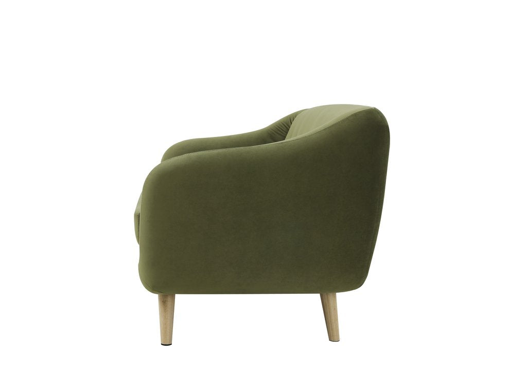 Sofá Corso Velvet Verde - Medular Diseño Sofás