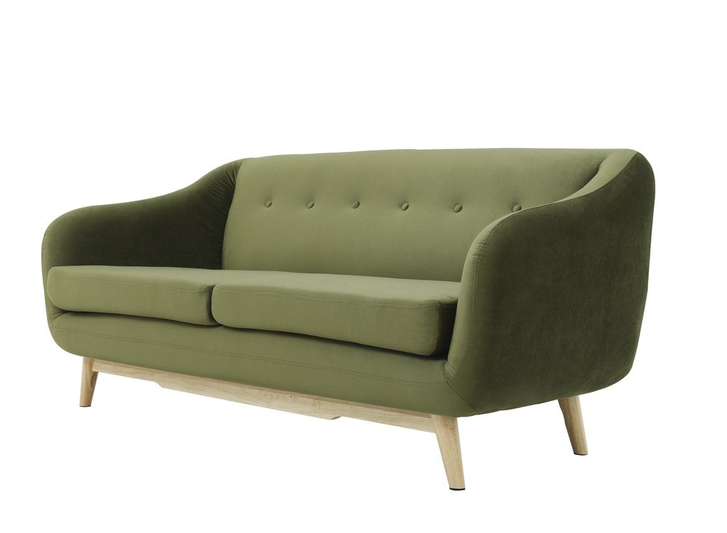 Sofá Corso Velvet Verde - Medular Diseño Sofás