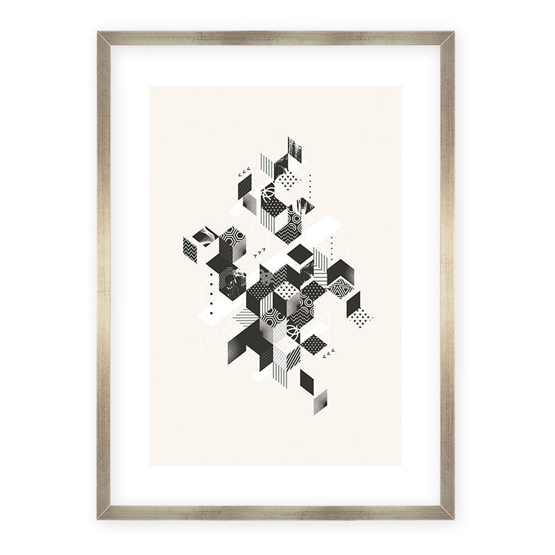 Cuadro Cubos Geo - Medular Diseño Cuadros